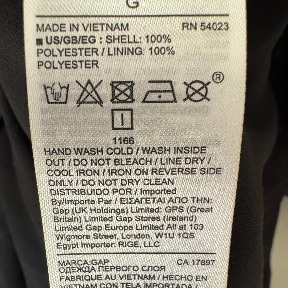 GAP - Metallic Clip-Dot Blouse - L - Black with silver - Picture 7 of 8